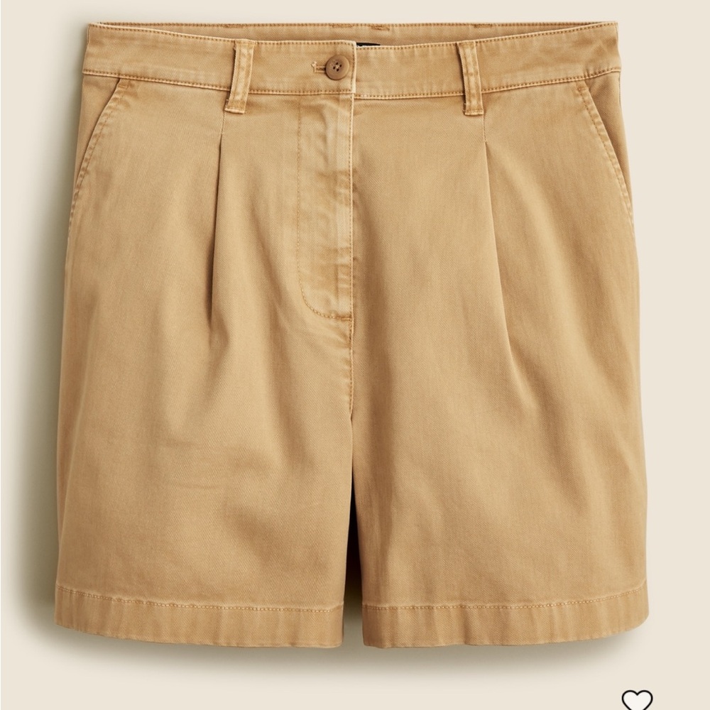 Jcrew pleated capeside chino shorts